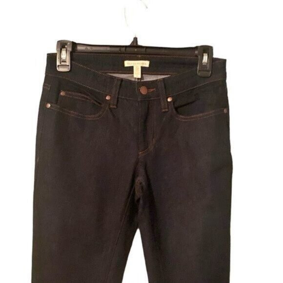 Eileen Fisher Womens Organic Cotton Skinny Jeans Dark Wash Size 0 Mid-Rise - Picture 3 of 7